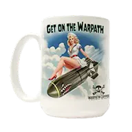 Get on the warpath mug image