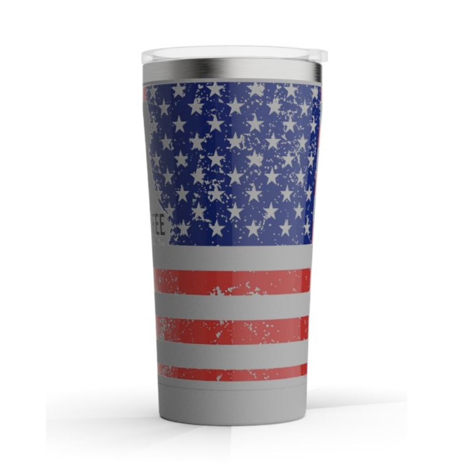 Warpath Freedom Tumbler - Fighter Jet Gray 20 ounce