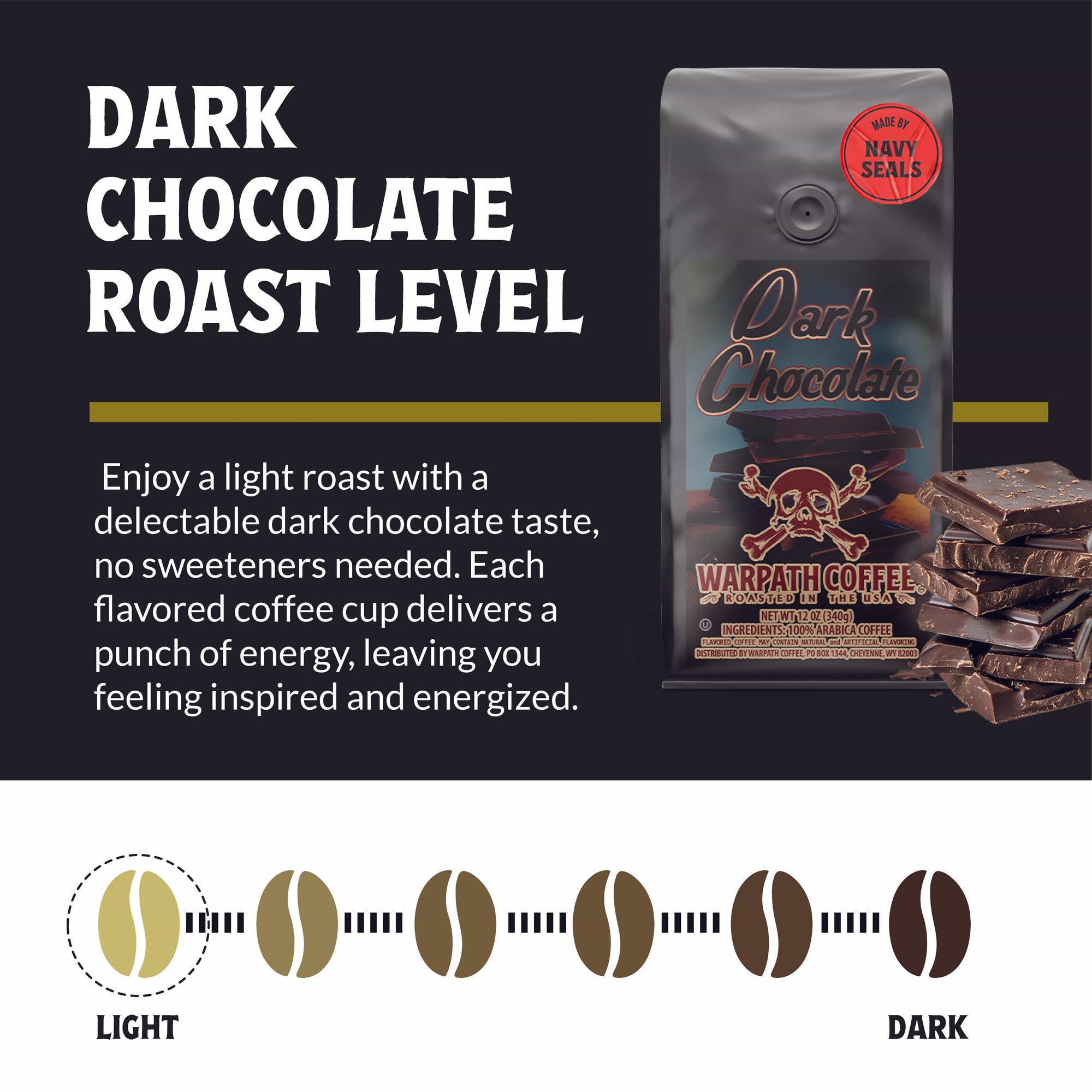 WARPATH COFFEE Coffee Dark Chocolate Coffee