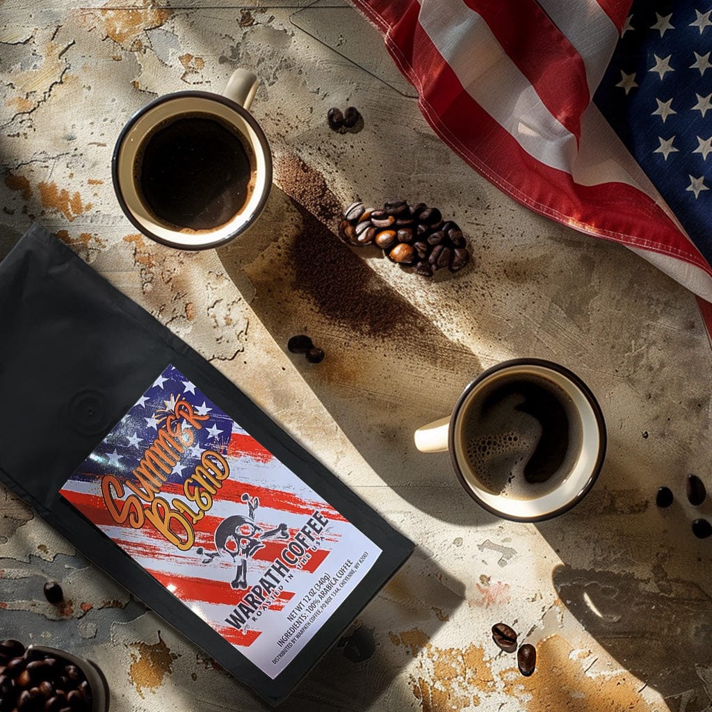 WARPATH COFFEE Coffee Summer Blend | Blue Mountain blend, Carribean-inspired , Medium Roast.
