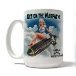 WARPATH COFFEE Coffee & Tea Cups Vintage sailor pin up girl mug