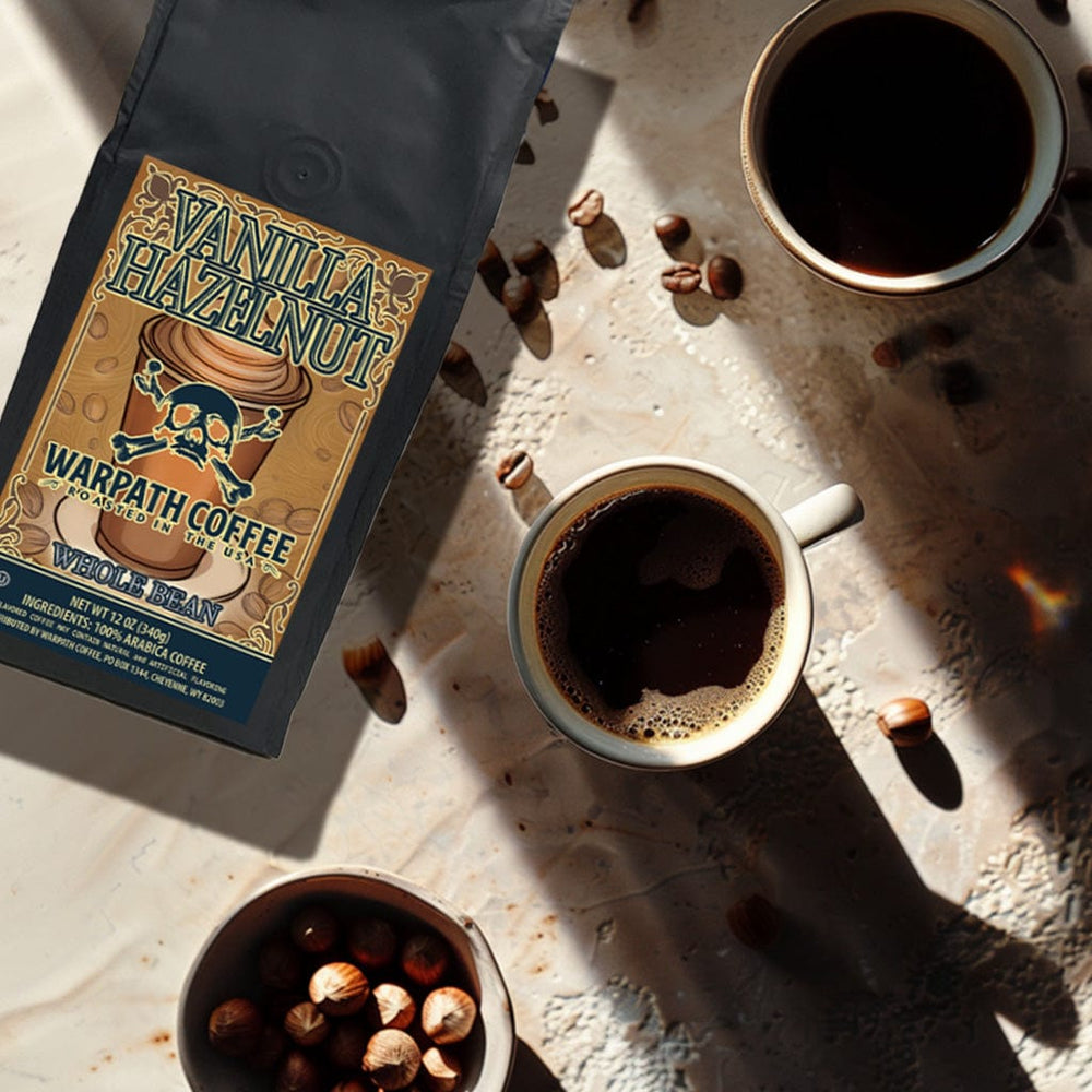 WARPATH COFFEE Coffee Vanilla Hazelnut Coffee - You won't be able to drink just one cup!
