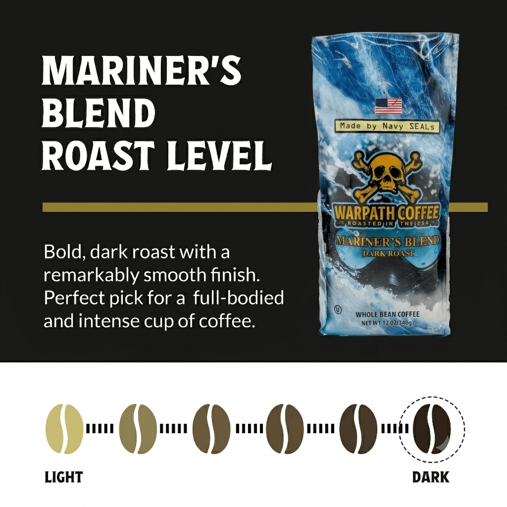 WARPATH COFFEE Mariner's Blend Dark Roast Coffee