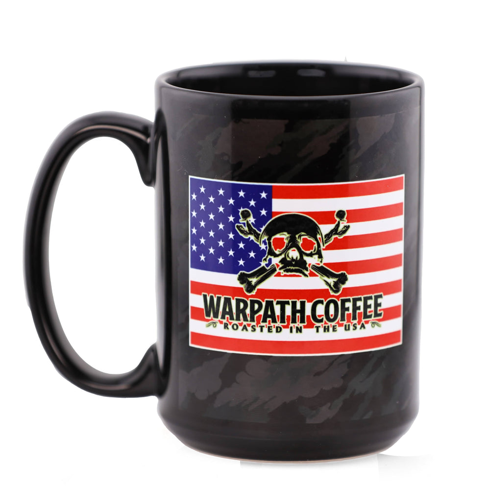 WARPATH COFFEE MK4 US Flag Mug Black