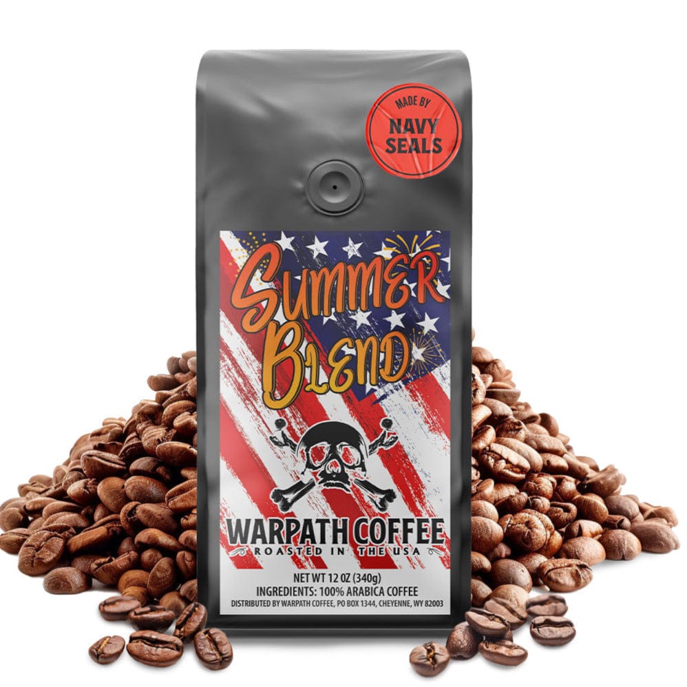 WARPATH COFFEE Summer Blend | Blue Mountain blend, Carribean-inspired , Medium Roast.