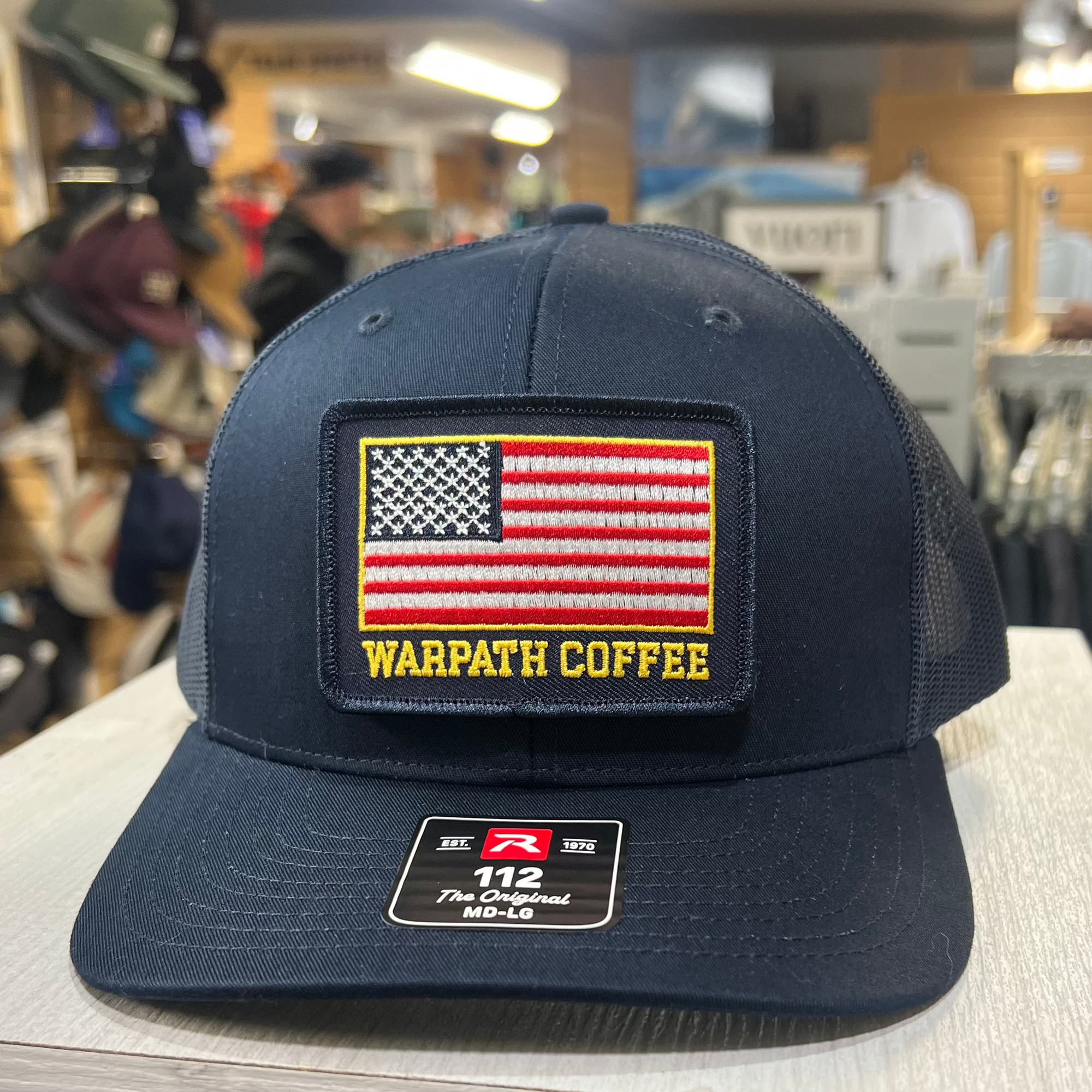 WARPATH COFFEE US Flag operator hat