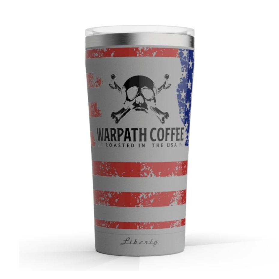 WARPATH COFFEE Warpath Freedom Tumbler - Fighter Jet Gray 20 ounce