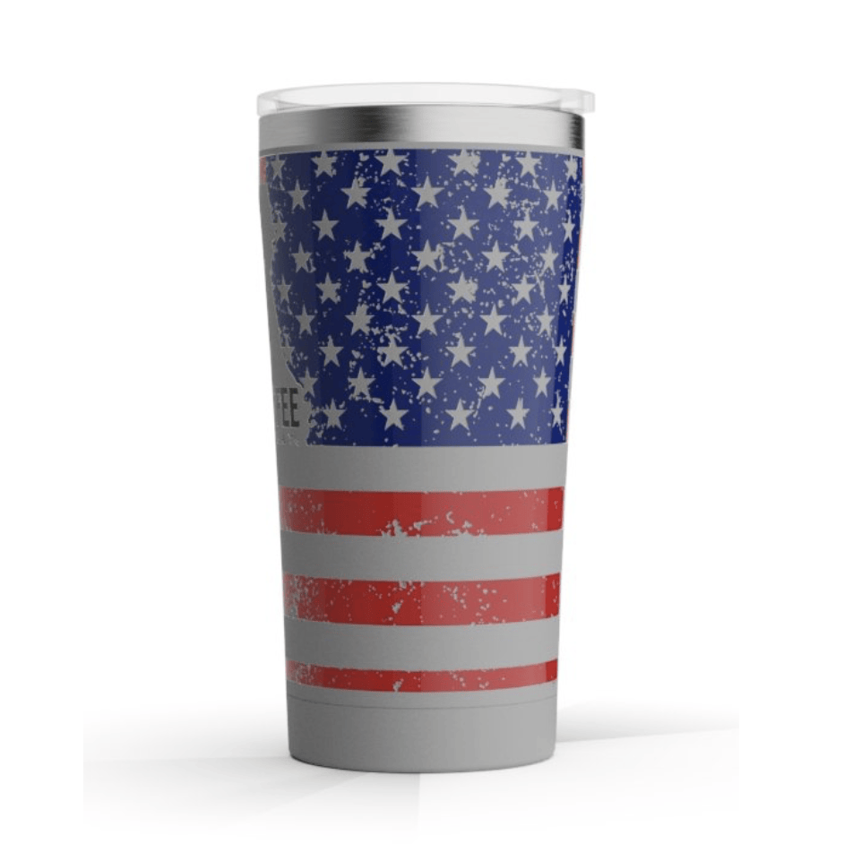 WARPATH COFFEE Warpath Freedom Tumbler - Fighter Jet Gray 20 ounce
