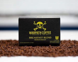 WARPATH COFFEE Coffee K-Cups 42 count | Breakfast Blend Medium Roast | Start your morning right with our Breakfast Blend Coffee! (Copy)