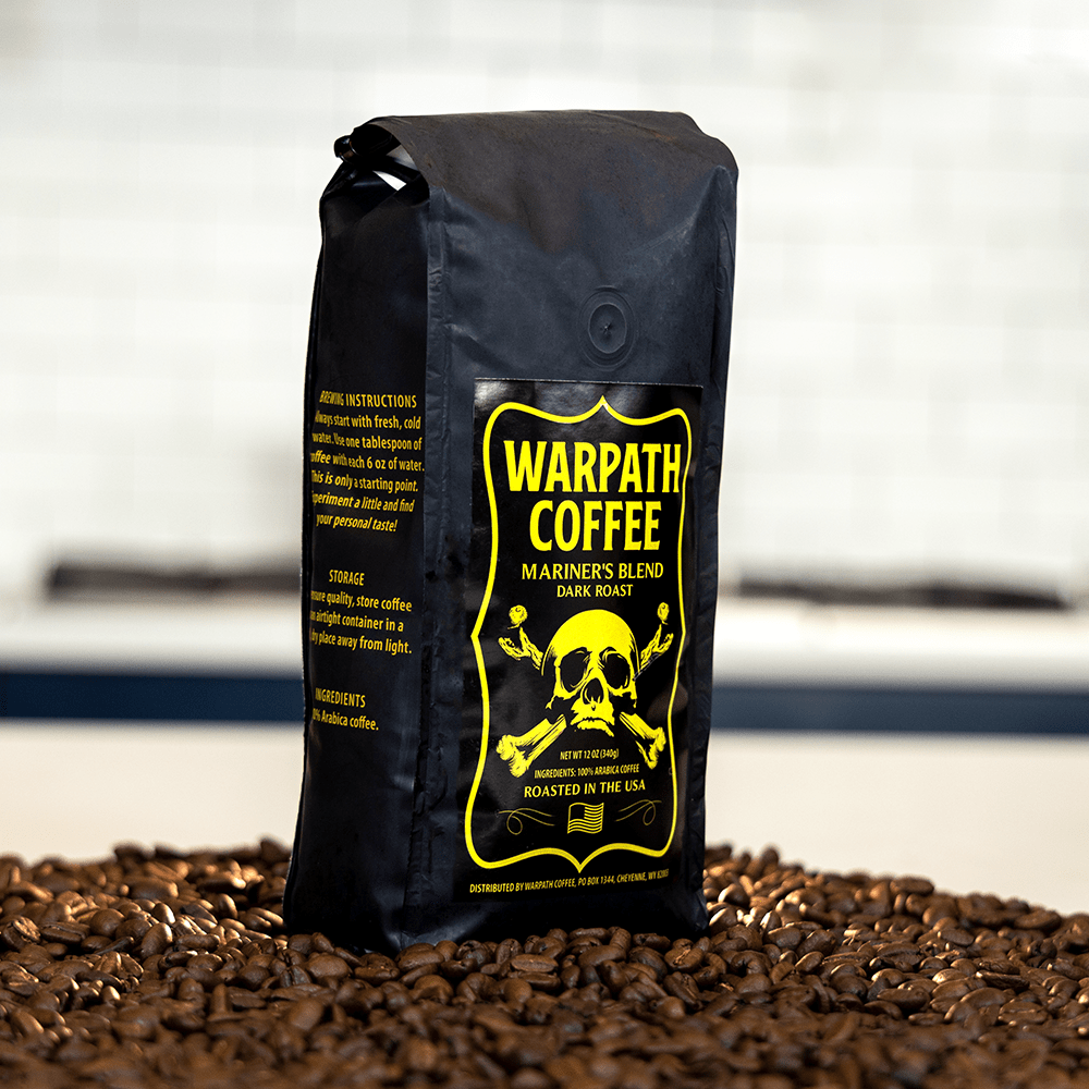 warpath coffee coffee mariner s blend dark roast coffee