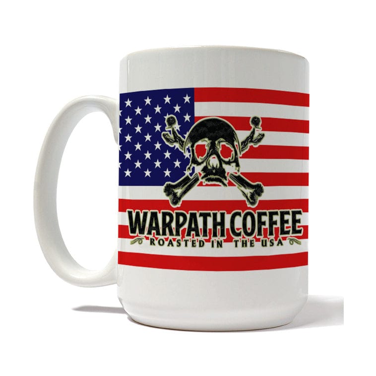 WARPATH COFFEE Coffee & Tea Cups MK4 US Flag Mug