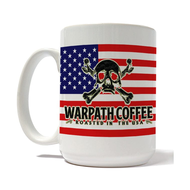 MK4 US Flag Mug White
